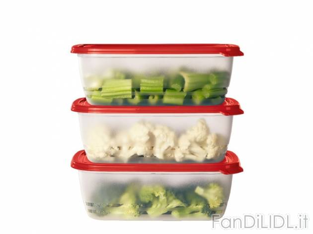 Set contenitori salvafreschezza Ernesto, prezzo 2,99 &#8364; per Al set 
- Adatti ...