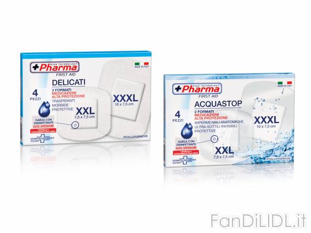 Cerotti XXL e XXXL , prezzo 0.95 &#8364; 
- Delicati/Acquastop
- Ipoallergenici
- ...