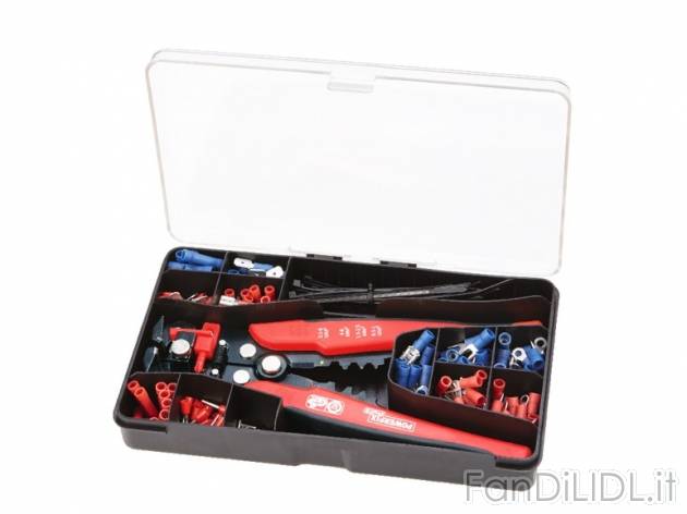 Set pinza crimpatrice Powerfix, prezzo 12,99 &#8364; per Al set 
- Il set contiene: ...