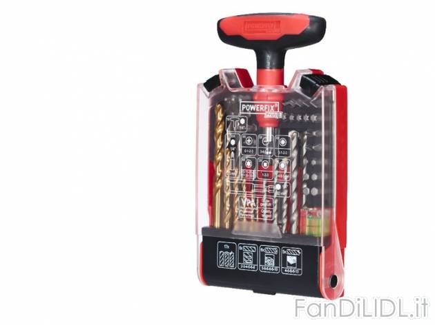 Set punte e bit per trapano avvitatore Powerfix, prezzo 9,99 &#8364; per Al ...