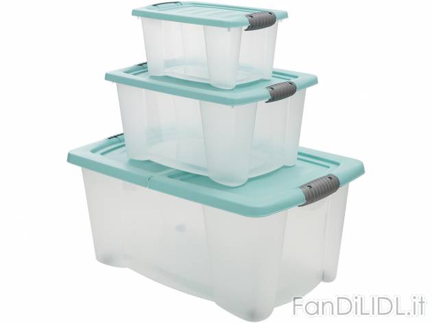 Set box multiuso, 3 pezzi , prezzo 9.99 &#8364;  
-  5, 14 e 38 l