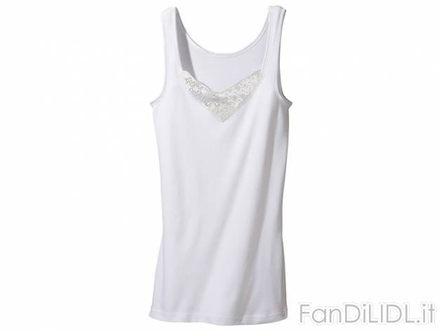 Canotta da donna Jolinesse, prezzo 3,99 &#8364; per Alla confezione 
- 100% ...