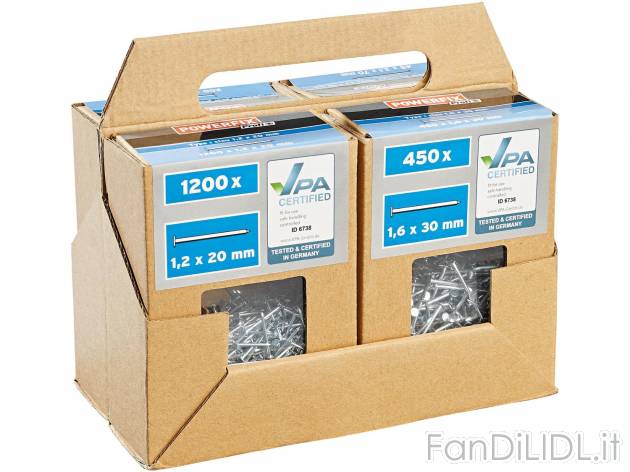 Set viti, tasselli o chiodi , prezzo 3.99 &#8364;