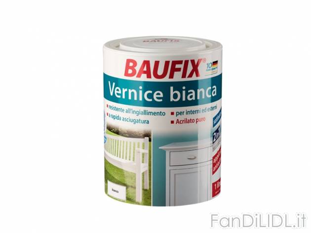 Vernice colorata o bianca , prezzo 4,99 &#8364; per Alla confezione 
- Per uso ...