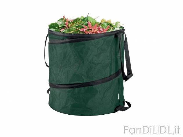 Sacco pieghevole da giardino, 85 l , prezzo 4.99 &#8364; 
- Si regge da solo ...