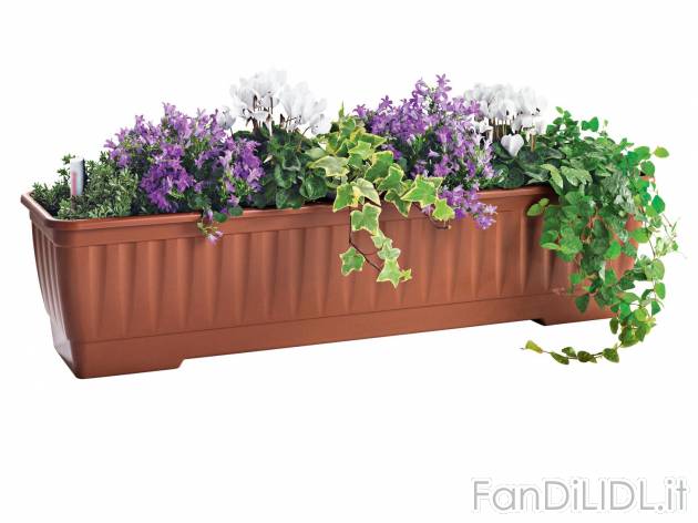 Vaso per fiori con sistema d&#039;irrigazione controllata, 80 cm , prezzo 4.99 ...