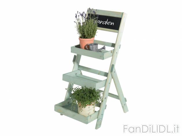 Scaffale in legno per fiori e piante , prezzo 19.99 &#8364; 
- In legno massiccio ...