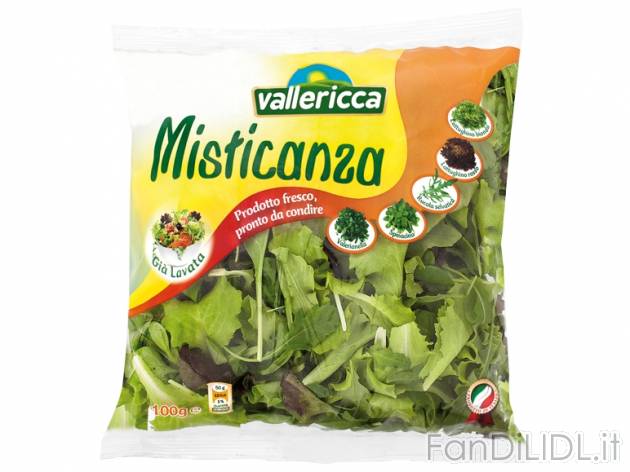 Misticanza/Insalata ricca/Cuori di Iceberg Vallericca, prezzo 1,98 &#8364; per ...