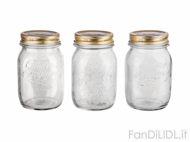 Vasetti per conserva 0,25l, 4 pezzi o 0,5l 3 pezzi , prezzo 4.99 &#8364; 
- ...