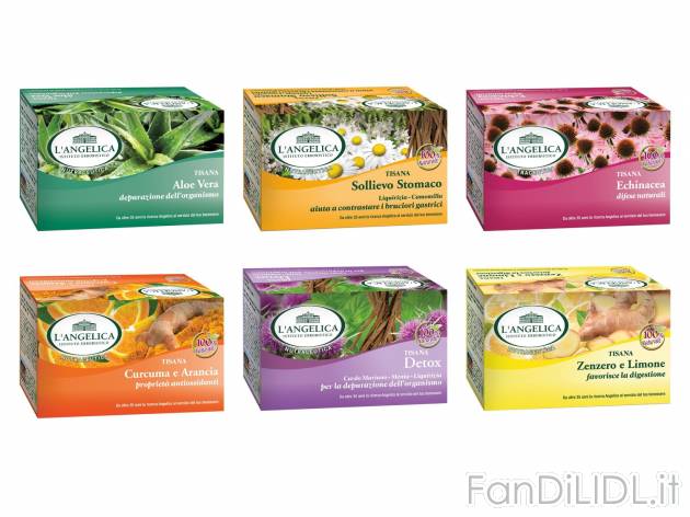 Tisane , prezzo 1.89 &#8364;  
-  Tanti gusti tutti da provare!