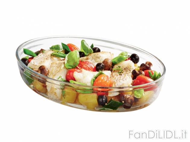 Pirofila in vetro , prezzo 3,99 &#8364; per Alla confezione 
- Adatta per microonde, ...