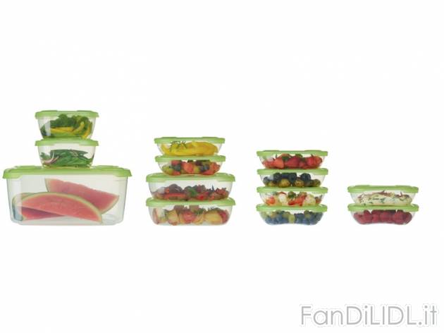 Set contenitori salvafreschezza, 13 pezzi Ernesto, prezzo 7,99 &#8364; per Alla ...