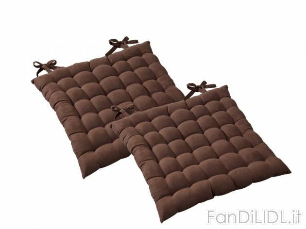 Cuscino per sedia 40 x 40 cm, 2 pezzi Meradiso, prezzo 9,99 &#8364; per Alla ...