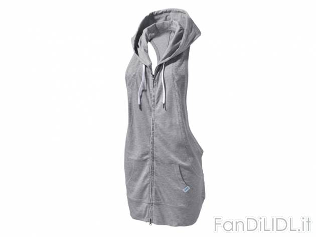 Gilet sportivo da donna , prezzo 8,99 &#8364; per Alla confezione 
- Con cappuccio ...