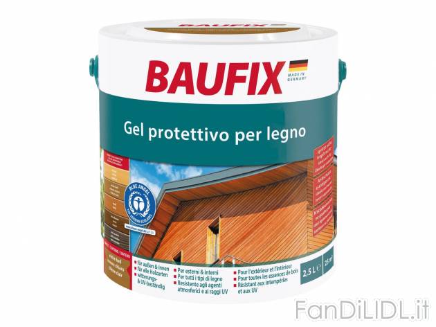 Gel protettivo per legno 2,5 l , prezzo 9.99 &#8364; 
- Per interni ed esterni
- ...