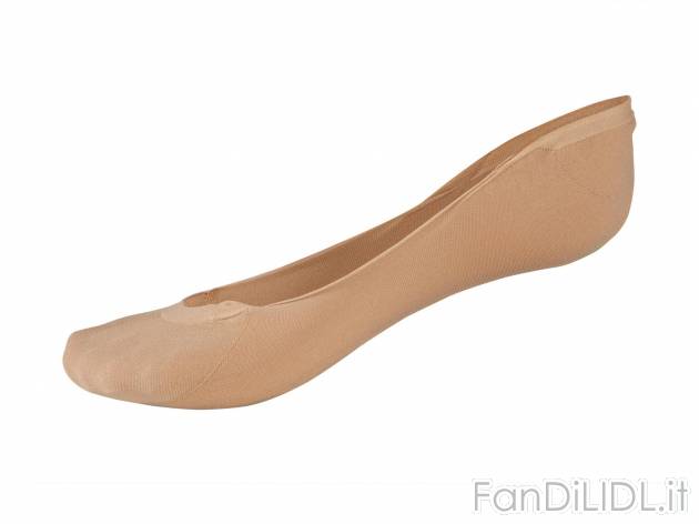 Salvapiedi da donna, 2 paia , prezzo 1.99 &#8364;  
-  Senza fastidiose cuciture