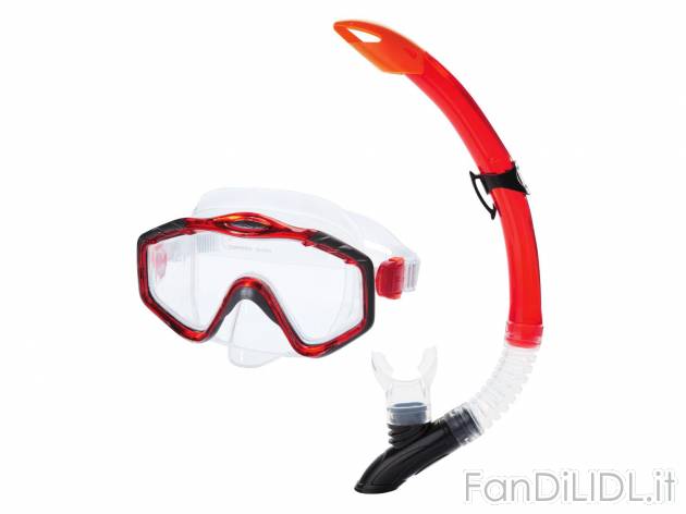 Set snorkeling per adulti , prezzo 9.99 &#8364; per Al set 
- Maschera in morbido ...