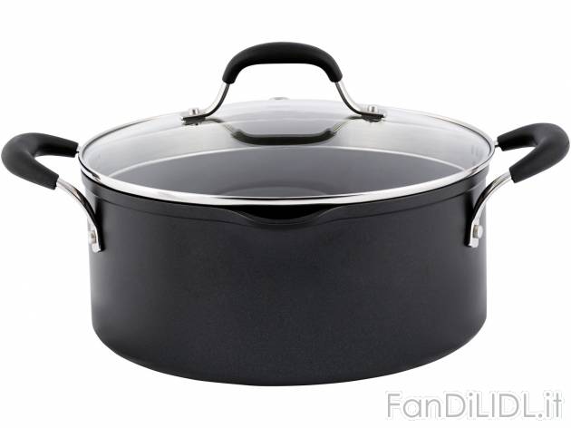 Pentola con coperchio in vetro , prezzo 24.99 &#8364; 
- Rivestimento antiaderente ...