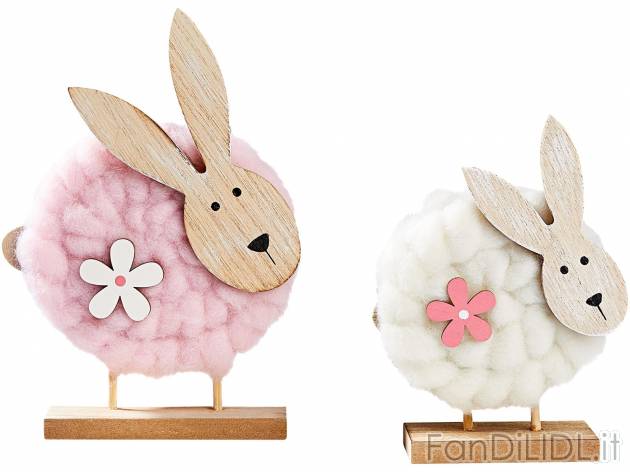 Decorazioni pasquali in legno e feltro , prezzo 2.99 &#8364;  
-  1 o 2 pezzi