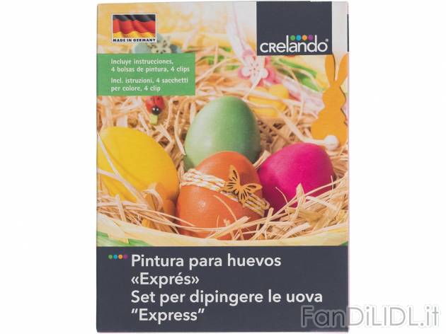 Set per dipingere le uova , prezzo 1.49 &#8364;