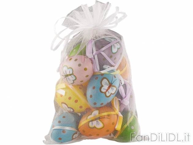 Set uova decorative pasquali, 6, 12 o 18 pezzi , prezzo 2.49 &#8364;