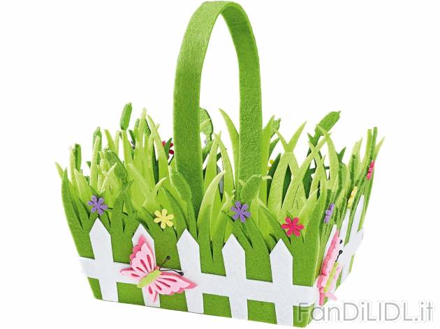 Cestino decorativo in feltro , prezzo 2.99 &#8364;