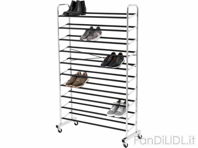 Scarpiera in metallo , prezzo 39.99 &#8364; 
- 10 ripiani con barre
- Struttura ...