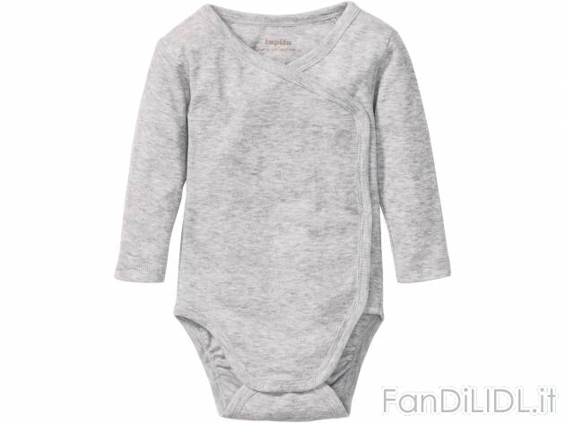 Body a manica lunga da neonata, 2 pezzi , prezzo 4.99 &#8364; 
- Abbottonatura ...