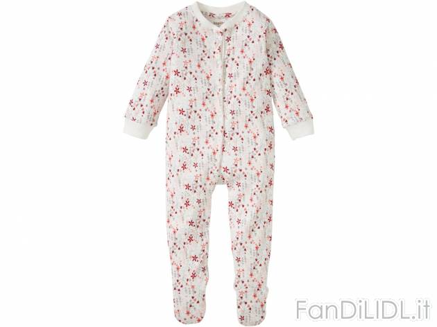Pigiama intero da neonata , prezzo 4.99 &#8364;  
-  Puro cotone