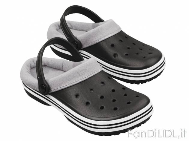 Clogs imbottite da uomo Livergy, prezzo 5,99 &#8364; per Al paio 
- Misure: ...