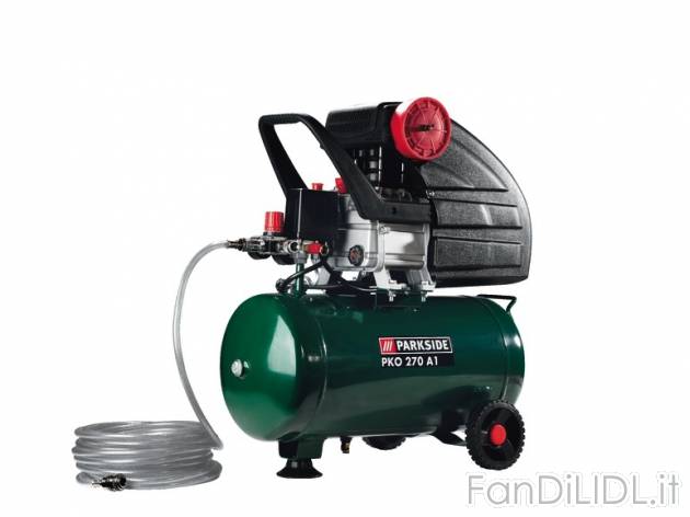 Compressore Parkside, prezzo 99,99 &#8364; per Alla confezione 
- Regolabile ...