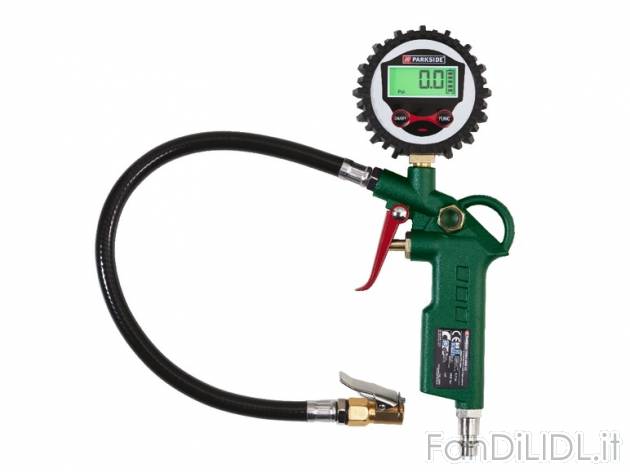 Pistola ad aria compressa per gonfiaggio pneumatici Parkside, prezzo 14,99 &#8364; ...