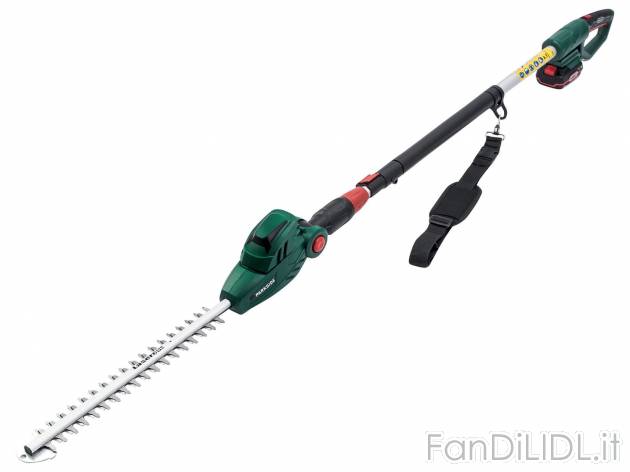 Tagliasiepi telescopico ricaricabile , prezzo 69.00 € 
- Per tagliare fi no a ...