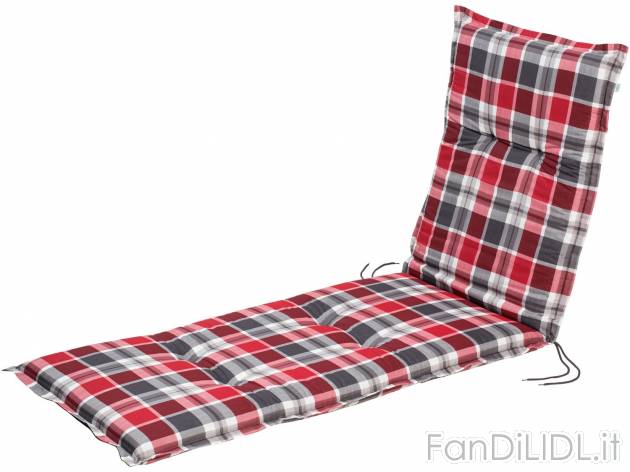 Cuscino per lettino sdraio 190x60 cm , prezzo 19.99 &#8364; 
- Con nastro a ...