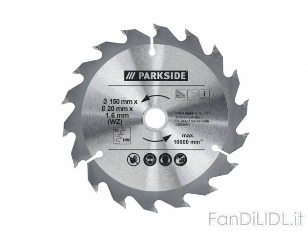 Lama per sega circolare, 150 mm , prezzo 3.99 &#8364; 
- 18 denti o 24 denti
- ...