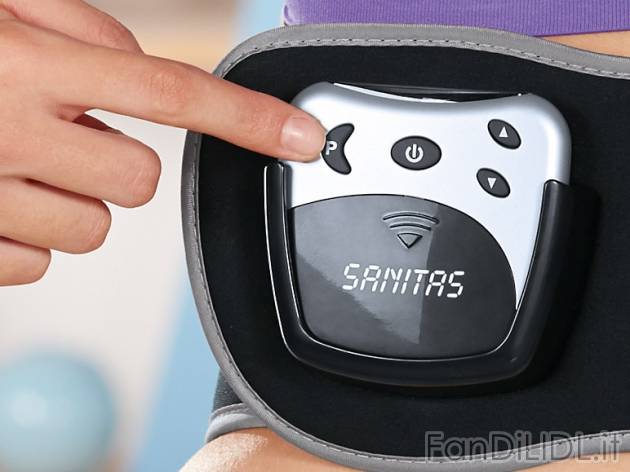 Cintura lombare con elettrostimolatore ad impulsi TENS Sanitas, prezzo 19,99 &#8364; ...