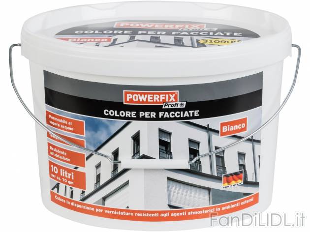 Pittura murale per esterni, 10 L , prezzo 17.99 &#8364; 
- Permeabile al vapore ...