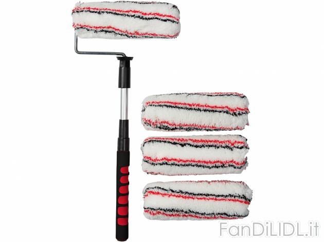 Rullo telescopico per tinteggiare o set rulli di ricambio, 3 pezzi , prezzo 4.99 ...