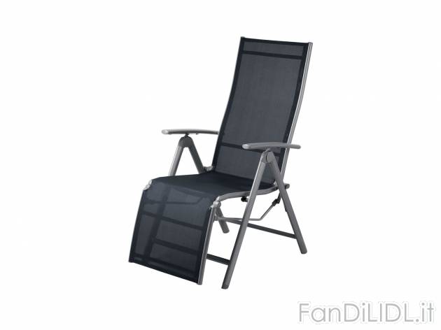 Sdraio relax in alluminio , prezzo 49.00 &#8364; 
- Regolabile in 8 posizioni
- ...