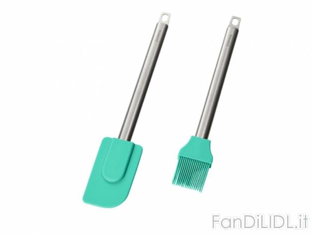 Set pennello e spatola in silicone, 2 pezzi o mini-mattarello Ernesto, prezzo 3,99 ...