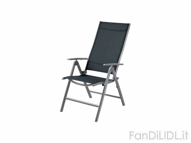 Sedia sdraio in alluminio , prezzo 39.99 &#8364; 
- Schienale regolabile in ...