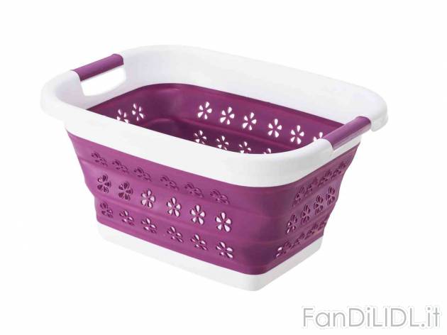 Cesto portabiancheria pieghevole , prezzo 9.99 &#8364; per Alla confezione 
- ...