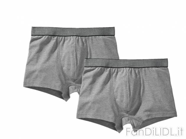 Boxer da uomo, 2 pezzi Livergy, prezzo 4,99 &#8364; per Alla confezione 
- Misure: ...