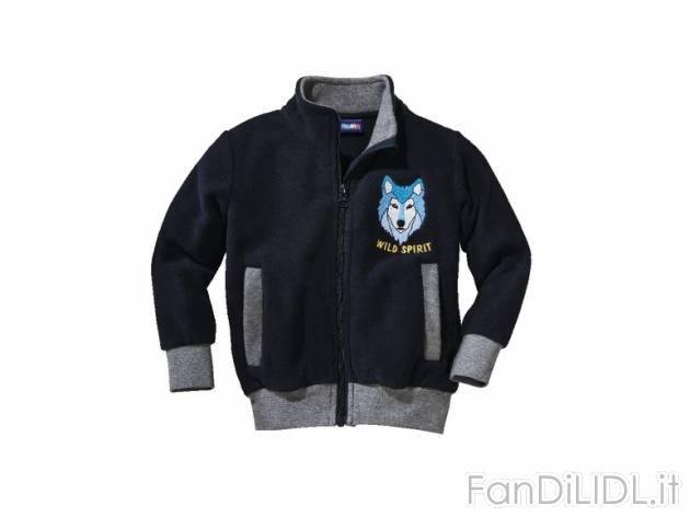 Felpa in pile da bambino o bambina Lupilu, prezzo 5,99 &#8364; per Alla confezione ...