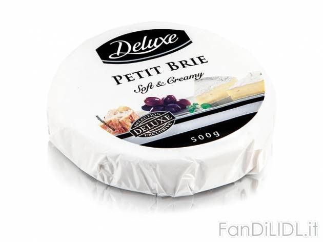 Formaggio a pasta molle Deluxe, prezzo 3,49 &#8364; per 500 g, € 6,98/kg EUR. ...
