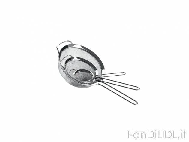 Set colini Ernesto, prezzo 8,99 &#8364; per Al set 
- In acciaio 
- 3 Pezzi ...