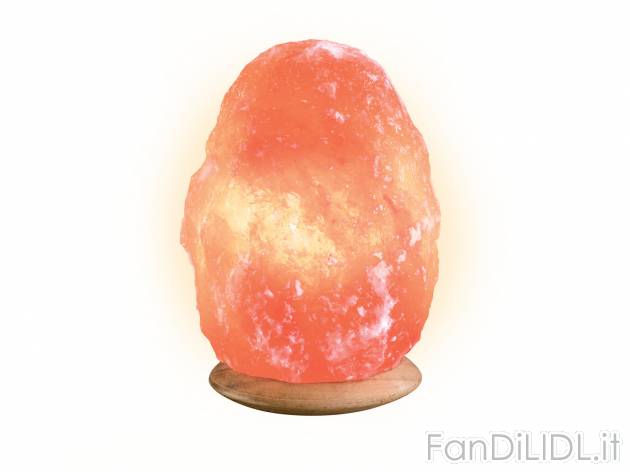 Lampada ai cristalli di sale , prezzo 9.99 &#8364;  
-  16 cm