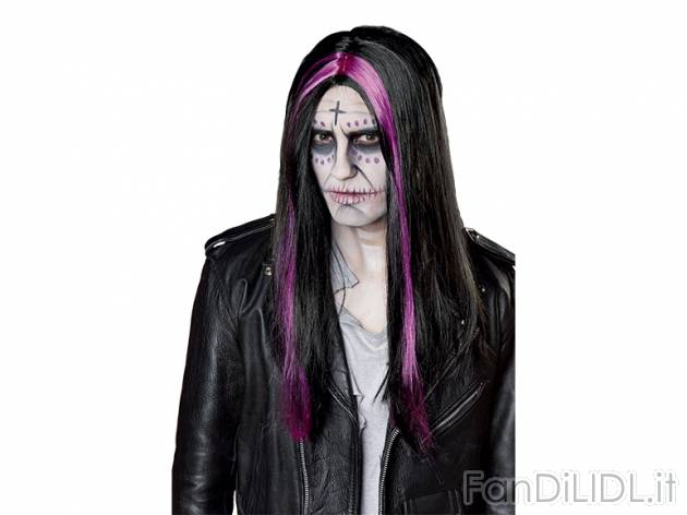 Parrucca di Halloween per adulti , prezzo 3,99 &#8364; per Alla confezione 
- ...