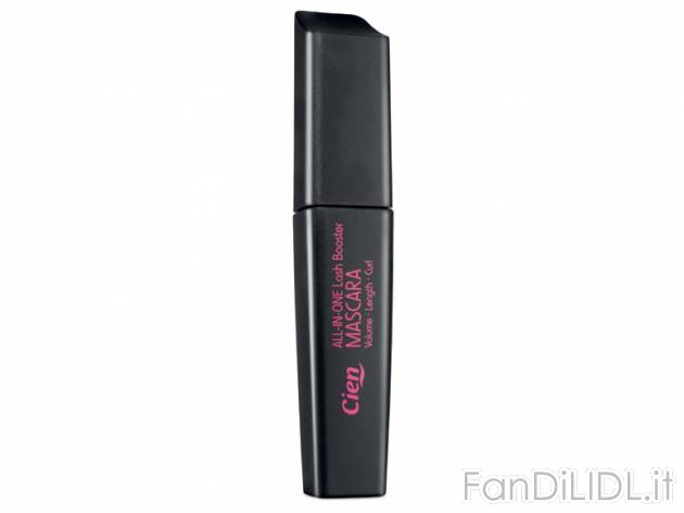 Mascara Cien, prezzo 1,79 &#8364; per 100 ml /€ 14.92, 12-ml-confezione EUR.