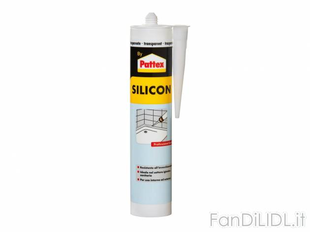 Silicone trasparente 310 ml , prezzo 3.49 &#8364;